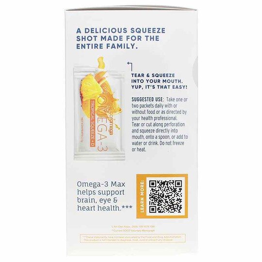 Omega-3 Tropical Squeeze + D, COM
